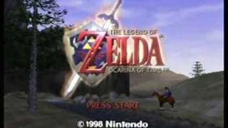 Legend of Zelda Ocarina of Time Title Screen [upl. by Reyam105]