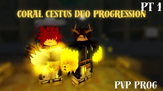 CORAL CESTUS DUO PROGRESSION roblox deepwoken [upl. by Rattan970]