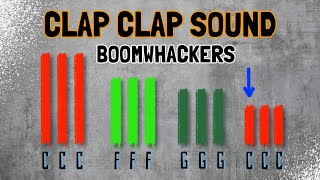 Clap Clap Sound  Boomwhackers  Clap Clap Song  Boomwhacker Play Along [upl. by Lawan]