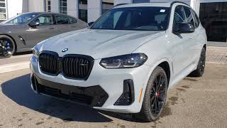 2022 BMW X3 M40 Refresh Brooklyn Grey on Black Leather Walkaround [upl. by Trillby]