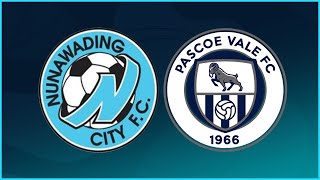 VPL Mens Round 14 Nunawading City FC v Pascoe Vale FC [upl. by Eirellav]