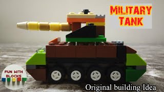 Lego classic 10715 Military Tank Building Instructions [upl. by Ame861]