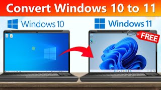 How to upgrade windows 10 to 11  Update windows 10 to 11  Convert windows 10 to 11 [upl. by Shaffert]