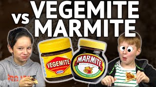 German Kids try Vegemite and Marmite [upl. by Townie465]