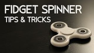 11 EASY FIDGET SPINNER TRICKS FOR BEGINNERS [upl. by Airetnohs]