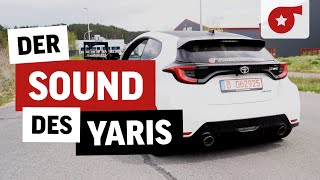 TurboZentrum GR Yaris – Abgasanlage Der lauteste GR Yaris Deutschlands [upl. by Eedna]