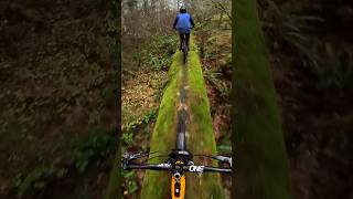 Riding an abandoned pipeline mountainbiking mtb canada [upl. by Billye]