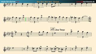 How to play quotNew York New Yorkquot for Clarinet and Band [upl. by Schaumberger468]