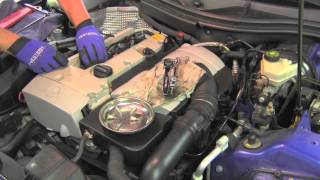 Replacing Spark Plugs Mercedes SLK230 Kompressor [upl. by Hnib504]