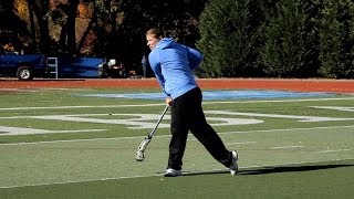 How to Throw a Long Pass  Womens Lacrosse [upl. by Immot321]