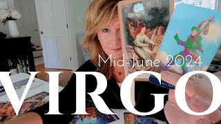 VIRGO  The TRANSFORMATION Has Begun  Mid June 2024 Zodiac Tarot Reading [upl. by Lahcim497]