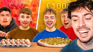 £10 vs £1000 Takeaway IRL Edition Reaction [upl. by Nykal]