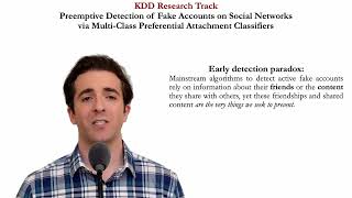 KDD 2023  Preemptive Detection of Fake Accounts on Social Networks [upl. by Bunns]