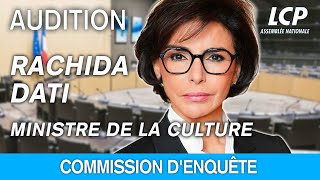 Rachida Dati  audition devant la commission denquête sur les fréquences TNT [upl. by Trinidad]