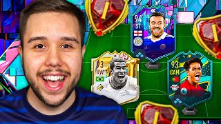 94 Vardy 93 Jairzinho amp 93 Carvalho 🤯 FUT Champs  FIFA 23 Ultimate Team [upl. by Htomit]