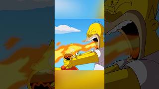 Homer Breathes Fire at Bart 🤣😂 simpsons shorts [upl. by Annahsed205]