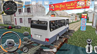 Minibus Simulator Vietnam  Realistic Driving  Android Gameplay [upl. by Sairacaz]