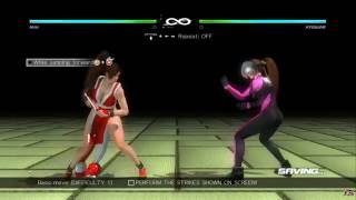 Dead or Alive 5 Last Round  Mai Shiranui Combo Challenge [upl. by Philipp]