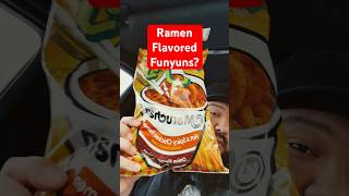 Trying Ramen Flavored Funyuns ramen chips trending funyuns snacks shorts [upl. by Magel]