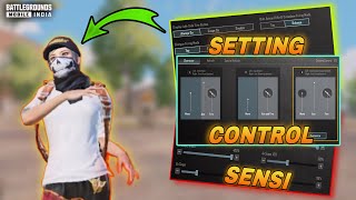 Conqueror Rank 5 Finger FASTER PLAYER SettingControl CODE  Daxua SOLO vs SQUAD  PUBG BGMI [upl. by Yrgoerg]