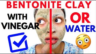 Best way to use BENTONITE CLAY MASK for face [upl. by Willamina688]