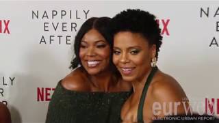 Sanaa Gabrielle Union Nia Long amp More Talk Hair Netflix’s Nappily Ever After Premiere [upl. by Kast]