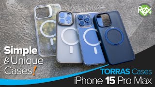 TORRAS Cases for iPhone 15 Pro Max [upl. by Nnawtna]