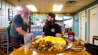 I ORDERED THE WOLVERINE CHALLENGE IN A PACKED RESTAURANT IN CLEVELAND  BeardMeatsFood [upl. by Sorgalim421]