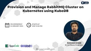 Provision and Manage RabbitMQ Cluster on Kubernetes using KubeDB [upl. by Llenhoj]