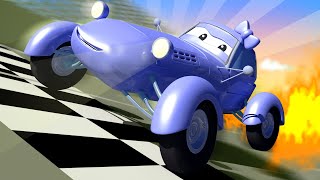 Tom the Tow Truck  Katie the KIT CAR has BURN OUT her tyres  Car City  Trucks Cartoon for kids [upl. by Sualakcin]