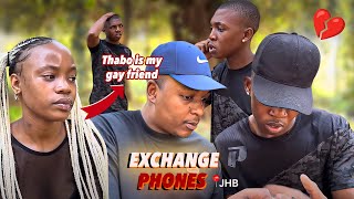 Making couples switching phones for 60sec 🥳 🥳 SEASON 3 🇿🇦SA EDITION  EPISODE 119 [upl. by Naedan]