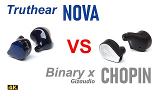 Truthear Nova vs Binary x Gizaudio Chopin [upl. by Yerocaj951]