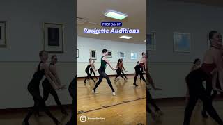 First Day of Rockette Auditions [upl. by Eppillihp800]