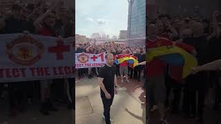 man united Joel glazers gonna die chant [upl. by Gambrell]