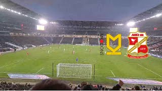 MK DONS 31 SWINDON TOWN MATCH DAYVLOG [upl. by Moon]