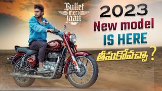 BULLET 350 2023 REVIEW  in Telugu by Ravi auto tech [upl. by Alur906]