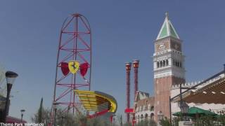 Red Force  Ferrari Land PortAventura World [upl. by Suirada]