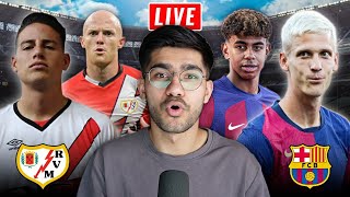 Rayo Vallecano v Barcelona LIVE MATCH WATCHALONG  DANI OLMO DEBUT [upl. by Hannavas]