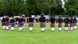 Field Marshal Montgomery  British Pipe Band Cships 2008 [upl. by Ellehsram]