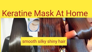 Keratin Hair treatment At home keratinhaircarehair treatmentytshortfouzias tips [upl. by Vachil]