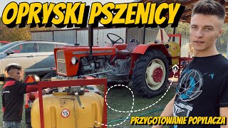 Opryski Pszenicy 🌾 Ursus c335 amp Popylacz 🚜 Jak prawidlowo ustawić opryskiwacz [upl. by Noiroc424]