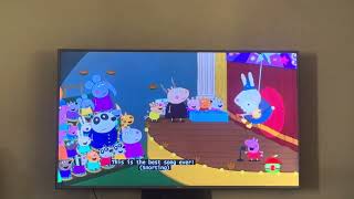 Peppa Pig  Credits Singing Competition from Treehouse TV Version 🎵🎤 [upl. by Drain]