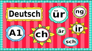 Deutsch A1 Phonetik  Aussprache  German lesson phonetics  letter combinations [upl. by Va]