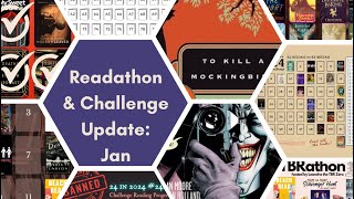 Readathon amp Challenge Update TBRathon 24BB Read What You Own 52 Book Club Bookish Drummer [upl. by Krum542]