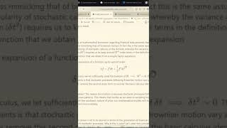 Why is Stochastic Calculus Used in Quantitative Finance trading crypto quantitativetrading [upl. by Lenno]