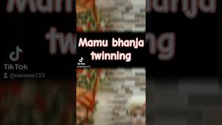 Mamu bhanja twinning ❤🖤youtubeshorts shorts handsomesboys [upl. by Gilbye]