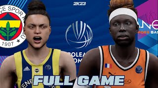 ▶️ Fenerbahçe Istanbul v Tango Basket Bourges  Full Game  Euroleague Women 2K23 AllTime Roster [upl. by Issi]