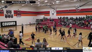 ViborgHurley Cougars v Freeman AcademyMarion Bearcats VB [upl. by Neltiak]