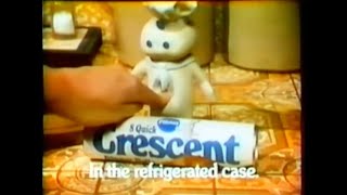 Pillsbury Poppin Fresh Crescent Rolls Commercial 1976 [upl. by Nitsreik]