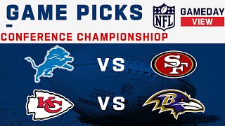 Conference Championship Game Picks [upl. by Dylan903]